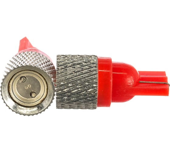 Автолампа SKYWAY диод T10 (W5W) 12V 1 SMD диод 1-конт Красная (в компл. 2 шт.) S08201095 1