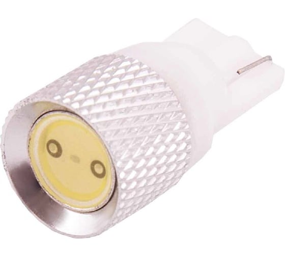 Автолампа диод SKYWAY T10 (W5W) 12V 1 SMD 1-конт рад Белая EXTRA LIGHT комп.2 шт габ/стоп/салон/но S08201094