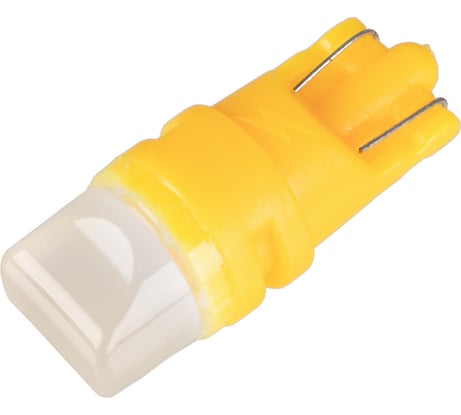 Автолампа диод SKYWAY T10 W5W 12V 3 SMD диода 1-контурная, желтая, 2 шт. S08201388