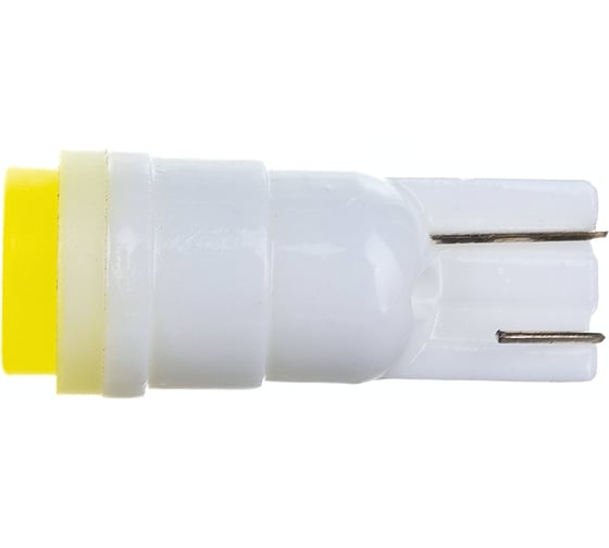 Автолампа диод SKYWAY T10 (W5W) 12V 1 SMD 1-конт фарфор Белая комп.2 шт габ/стоп/салон/номер S08201103 1