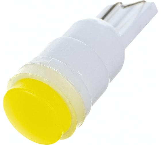 Автолампа диод SKYWAY T10 (W5W) 12V 1 SMD 1-конт фарфор Белая комп.2 шт габ/стоп/салон/номер S08201103