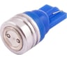 Автолампа диод T10 W5W 1 SMD диод без цоколя радиатор 1-контурная синяя SRS-08 SKYWAY S08201089