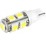 Автолампа диод T10 (W5W) 12V 9 SMD 1-конт Белая комп.2 шт габ/стоп/салон/номер SKYWAY S08201131 1