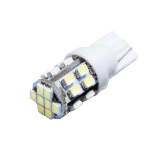 Автолампа диод T10 W5W 24 диода без цоколя 1-контурная белая SKYWAY S08201114