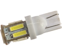 Автолампа диод T10 W5W 10 SMD диодов без цоколя 1-контурная белая SKYWAY S08201104
