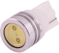 Автолампа диод T10 W5W 1 SMD диод EXTRA LIGHT без цоколя радиатор 1-контурная белая SKYWAY S08201092
