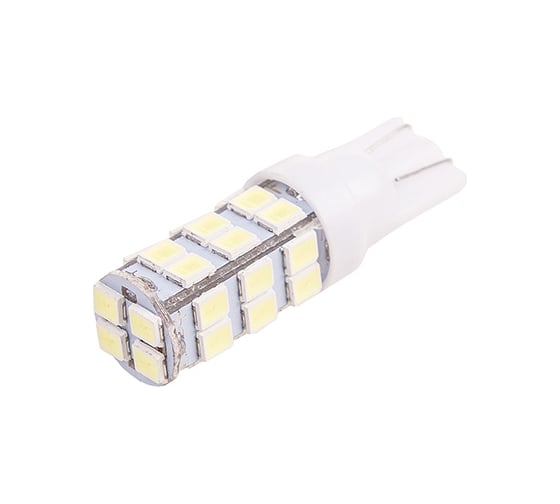 Автолампа SKYWAY диод T10 (W5W) 12V 28 SMD диодов 1-конт белая, 2 шт. S08201376
