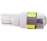 Автолампа диод SKYWAY T10 (W5W) 12V 6 SMD 1-конт Белая комп.2 шт габ/стоп/салон/номер S08201127 2