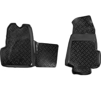 Ковры Airline для Ford Transit V 06-14 МКПП, 2 шт., высокий борт, 1й ряд, ТЭП, черные ACM-PS-32