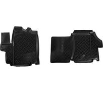 Ковры Airline для Fiat Ducato III 2012-, 2 шт., высокий борт, 1й ряд, ТЭП, черные ACM-PS-25