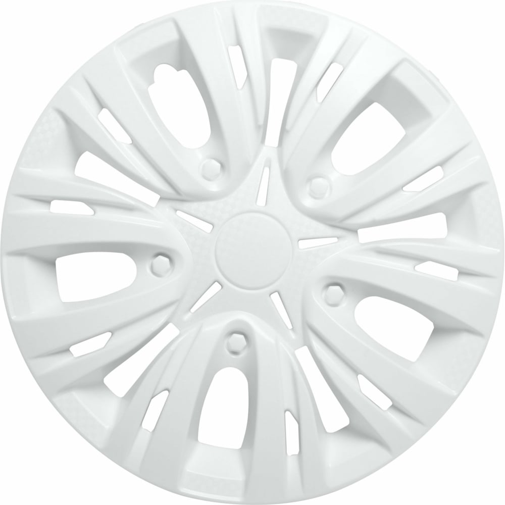 Колпаки колесные 15" "Лион", белый, карбон, компл. 2 шт. ()