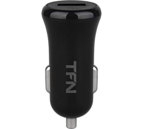 Автомобильное зарядное устройство TFN АЗУ 1 A, б/кабеля, black -CC1U1ABK TFN-CC1U1ABK