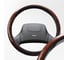 Оплетка SKYWAY Wood-4 L Коричневая экокожа S01102010 2