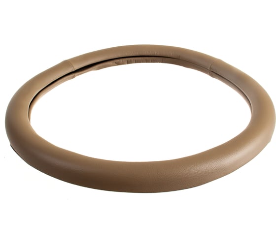 Оплетка SKYWAY Wood-6 M Бежевая экокожа S01102141