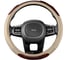 Оплетка SKYWAY Wood-6 M Бежевая экокожа S01102141 3