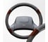 Оплетка SKYWAY Wood-2 L Серая экокожа S01102330 2