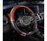 Оплетка SKYWAY Wood-8 M Черно/Коричневая экокожа S01102058 8