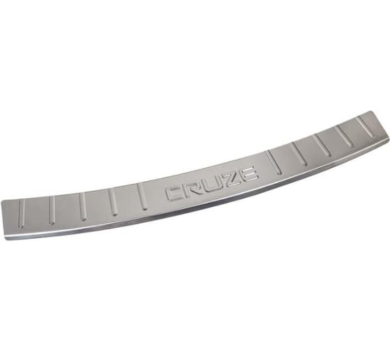 Накладка бампера декор CHEVROLET Cruze седан 2011-2013, штамп нержавеющая сталь DolleX NBI-001