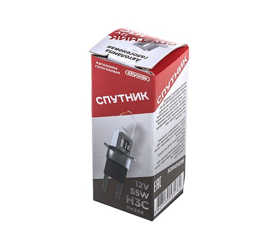 Автолампа SKYWAY H3С 55W PK22d/5 1-конт СПУТНИК S09101036