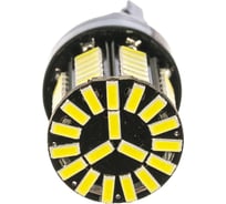 Автолампа диод SKYWAY T20 W21/5W 12V 66 SMD диодов 2-контурная, белая, 2 шт. S08201400