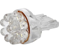 Автолампа диод SKYWAY T20 W21/5W 9 LED диодов 2-контурная, белая S08201205