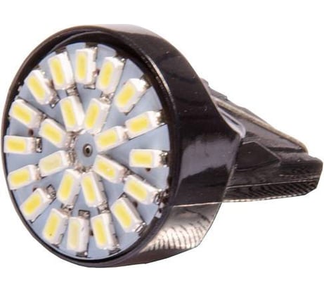 Автолампа диод SKYWAY T20 W21W 24 SMD диодов 1-контурная, белая S08201196
