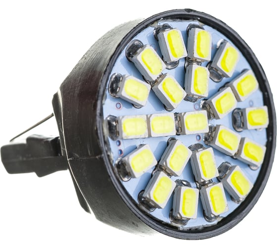 Автолампа диод SKYWAY T20 W21W 24 SMD диодов 1-контурная, белая S08201196