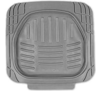 Коврики AUTOPROFI TRANSFORM, морозостойкие, задние 2 шт., 51x51 см, материал термопласт, серый TER-002 GY
