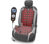 Чехол-майка с подогревом AUTOPROFI ЖАRА с цифровым LCD контроллером, 12 В, т.сер./св.серый HOT-700 D.GY/L.GY