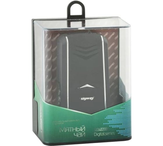Ароматизатор на дефлектор SKYWAY Digital.series 8 мл мятный чай S03402004