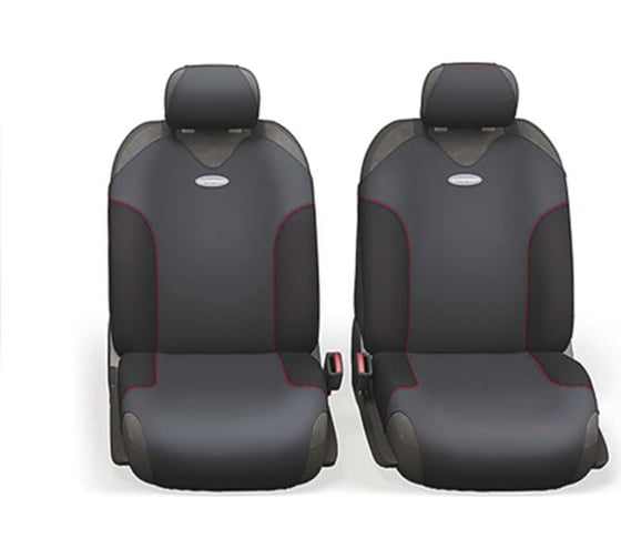 Авточехлы-майки AUTOPROFI FORMULA, полиэстер, 8 предметов чёрн./т.серый FOR-802 BK/D.GY