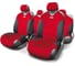 Авточехлы-майки AUTOPROFI FORMULA, полиэстер, 8 предметов чёрн./красный FOR-802 BK/RD 1