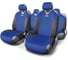 Авточехлы-майки AUTOPROFI FORMULA, полиэстер, 8 предметов чёрн./синий FOR-802 BK/BL 1