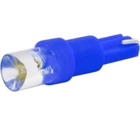 Автолампа диод SKYWAY T5 W1.2W 1 LED 1-контурная, синяя S08201382