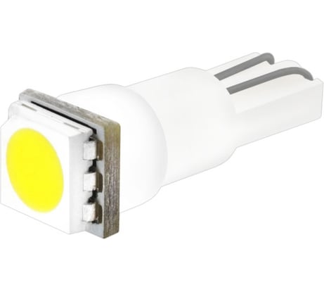 Автолампа диод SKYWAY T5 W1.2W 1 SMD 1-контурная, белая S08201213