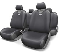 Авточехлы-майки AUTOPROFI R-1 SPORT, полиэстер, 9 предметов чёрный R-802 BK