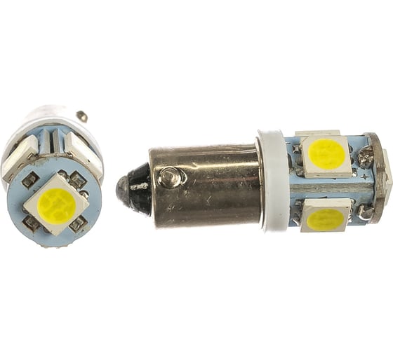 Автолампа диод SKYWAY T8.5 T4W 24V 5 SMD BA9s 1-контурная, белая S08202014