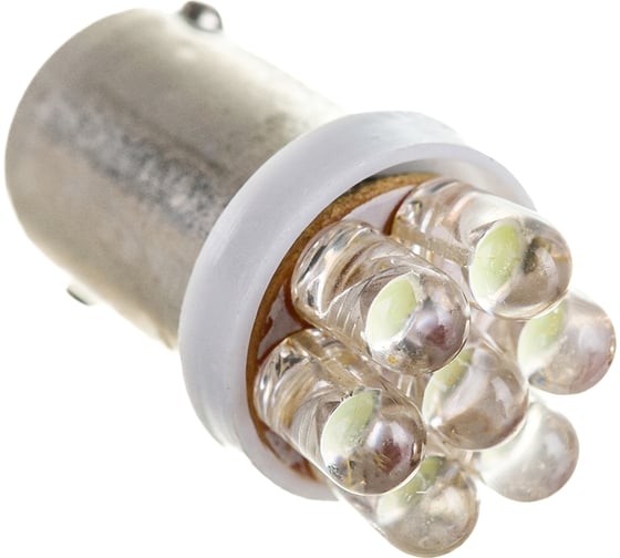 Автолампа диод SKYWAY T8.5 T4W 24V 7 LED BA9s 1-контурная, белая S08202015
