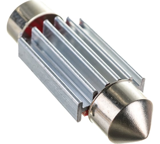 Автолампа диод SKYWAY T11 C5W 12 SMD диодов 1-контурная 36мм обманка белая S08201309