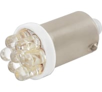 Автолампа диод SKYWAY T8.5 T4W 7 LED BA9s 1-контурная, белая S08201232
