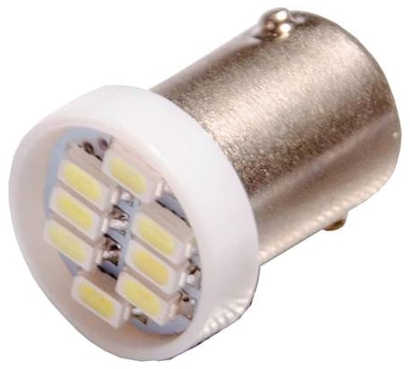 Автолампа диод SKYWAY T8.5 T4W 8 SMD BA9s 1-контурная, белая S08201228