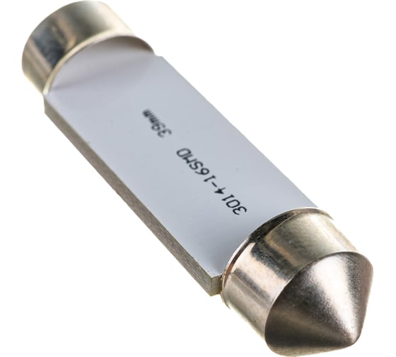Автолампа диод SKYWAY T11 C5W 16 SMD диодов 1-контурная 39мм белая S08201378