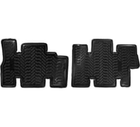 Ковры Airline для ГАЗель Next Фермер 13-, 2 шт., высокий борт, 2й ряд, ТЭП, черные ACM-PS-17