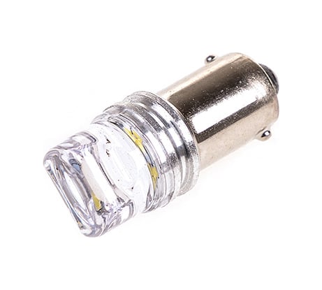 Автолампа SKYWAY диод T8,5 T4W 12V 3 SMD диода, 1-контакт, BA9s белая, в комплекте 2 шт S08201420