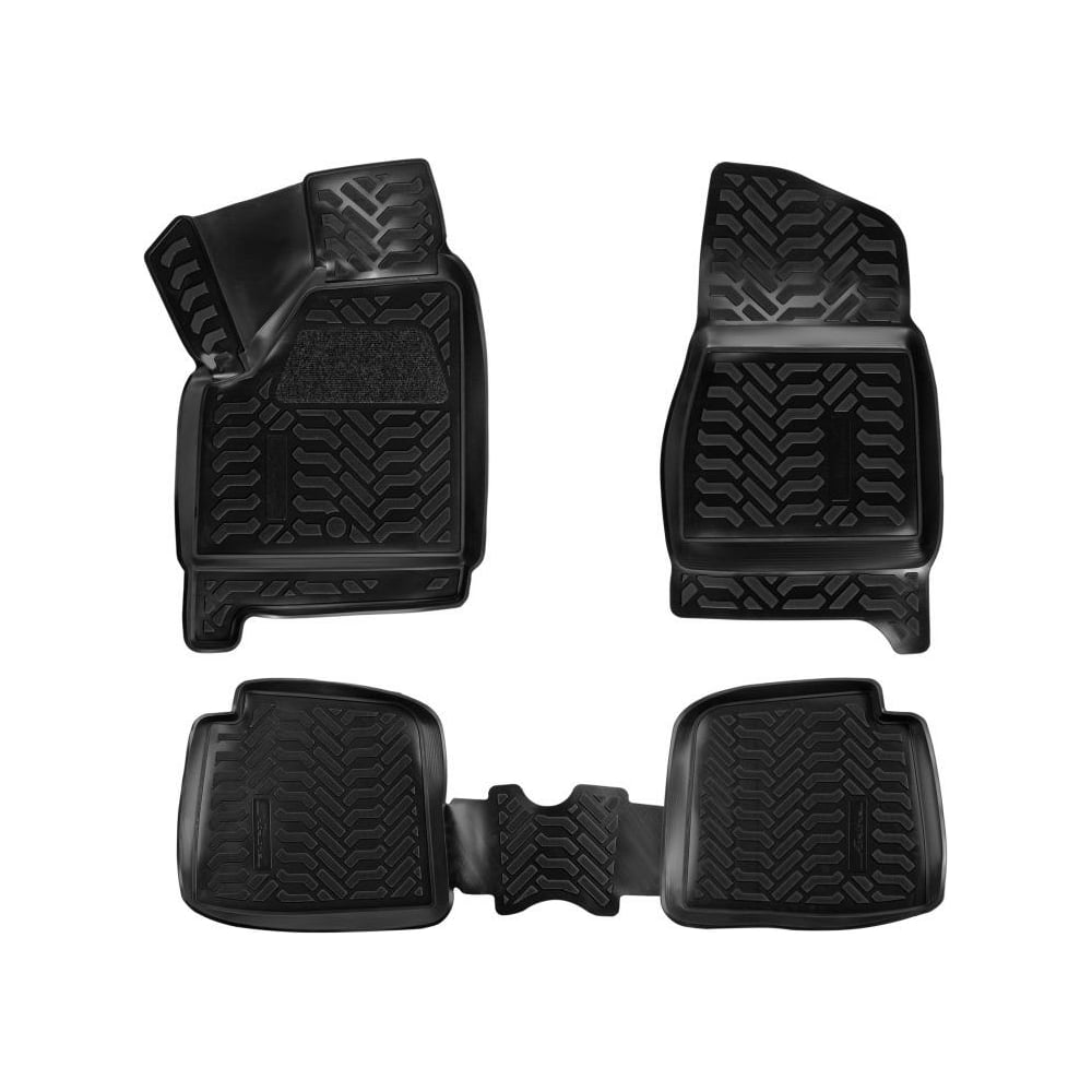 Ковры Airline для ВАЗ 2131 НИВА 5 дв. LADA 4x4, 4 шт., высокий борт, 3D ...