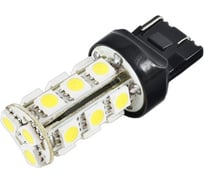 Автолампа диод SKYWAY T20 W21/5W 18 SMD диодов 2-контурная белая S08201203 15971457