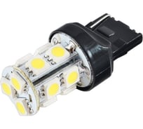 Автолампа диод SKYWAY T20 W21/5W 13 SMD диодов 2-контурная белая S08201202