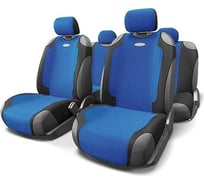 Авточехлы-майки AUTOPROFI GENERATION, велюр, 9 предметов чёрн./синий GEN-805T BK/BL