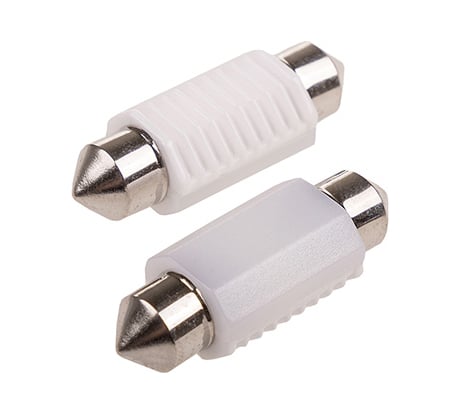 Автолампа диод SKYWAY T11 C5W 2 SMD диода 1-контурная 36мм белая S08201315