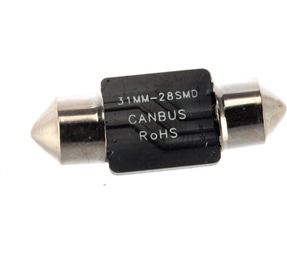 Автолампа SKYWAY диод T11 (C5W) 12V 28 SMD диодов 1-конт 31мм (CANBUS) Белая(в компл. 2 шт.) S08201408